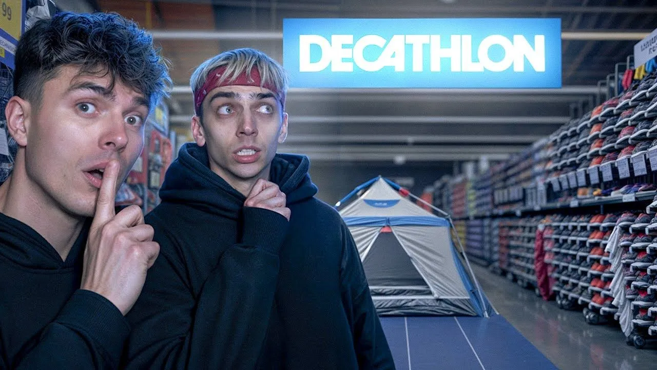 SPĘDZILIŚMY NOC w DECATHLON 🤫